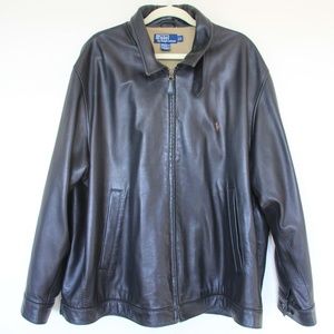 Leather Ralph Lauren Jacket